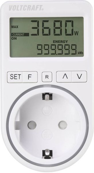 VOLTCRAFT SEM4500 Energiekosten-Messgerät Kostenprognose, Alarmfunktion, Stromtarif einstellbar