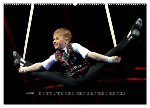 Produktbild: Les cadets du cirque &agrave; Monaco (Calendrier mural 2026 DIN A2 vertical) calendrier de bureau