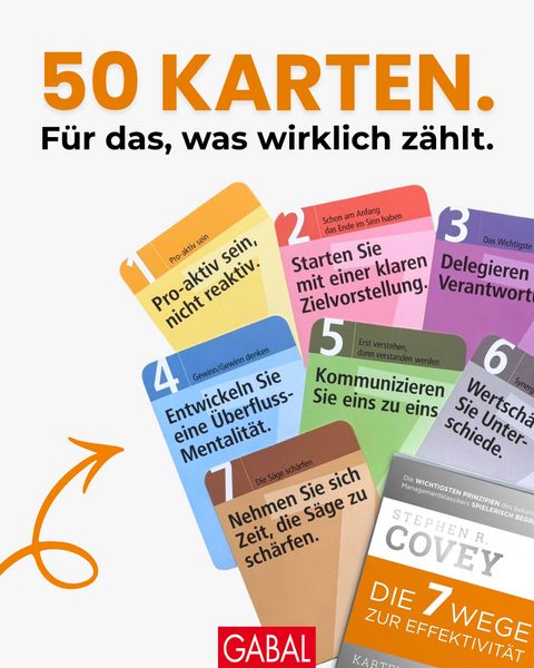 Produktbild: Die 7 Wege zur Effektivit&auml;t