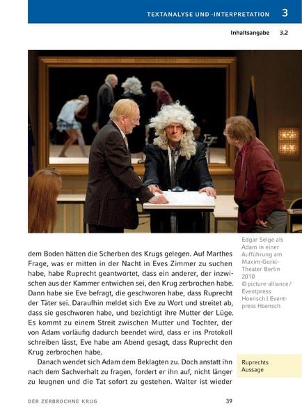 Produktbild: Der zerbrochne Krug von Heinrich von Kleist