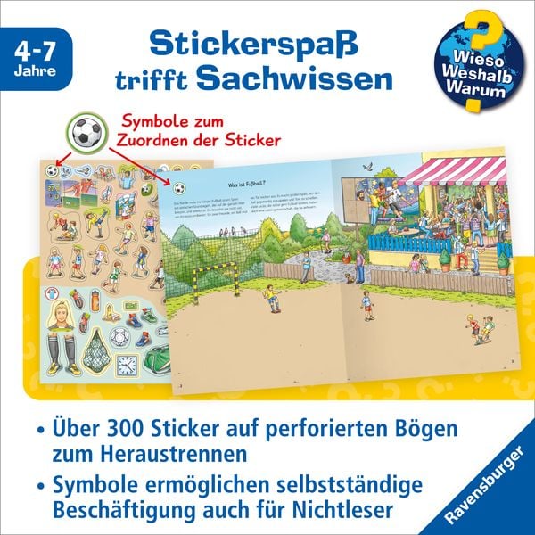 Wieso? Weshalb? Warum? Stickerheft - Fußball
