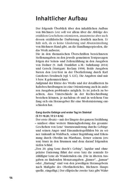 Produktbild: Klett Lekt&uuml;rehilfen B&uuml;chner "Lenz"