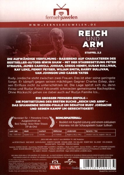 Produktbild: Reich & Arm - Staffel 2.2 [3 DVDs]