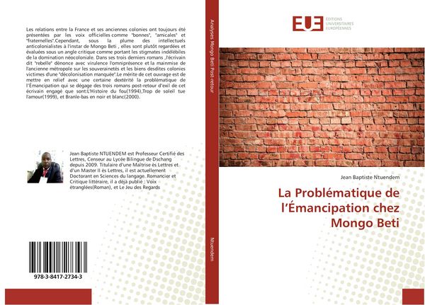 Produktbild: La Probl&eacute;matique de l'&Eacute;mancipation chez Mongo Beti