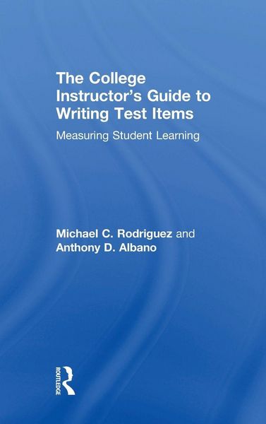 Produktbild: The College Instructor's Guide to Writing Test Items