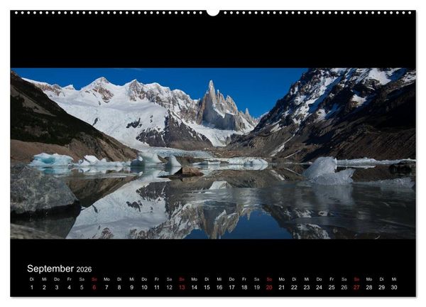 Produktbild: Patagonien - Ungez&auml;hmtes Land (Wandkalender 2026 DIN A2 quer), CALVENDO Monatskalender