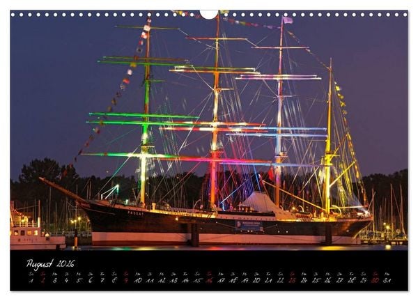 Produktbild: Boote und Schiffe auf Elbe und Ostsee (Wandkalender 2026 DIN A3 quer), CALVENDO Monatskalender