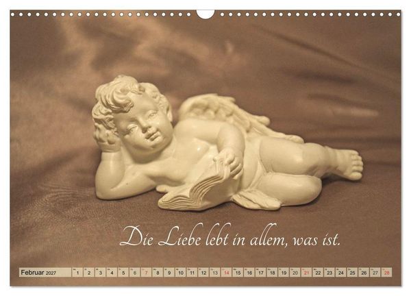 Produktbild: Engel - Die Worte der Liebe (Wandkalender 2027 DIN A3 quer), CALVENDO Monatskalender