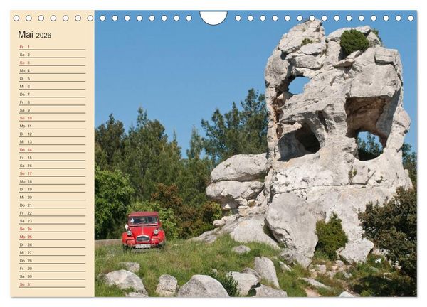 Produktbild: Citro&euml;n 2CV - Ente rot (Wandkalender 2026 DIN A4 quer), CALVENDO Monatskalender