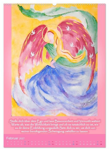 Produktbild: Schimmernde Boten (hochwertiger Premium Wandkalender 2027 DIN A2 hoch), Kunstdruck in Hochglanz