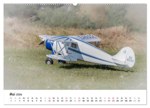 Produktbild: Tollk&uuml;hne Helden der Fliegerei - Modellflugzeuge in Aktion (Wandkalender 2026 DIN A2 quer), CALVENDO Monatskalender