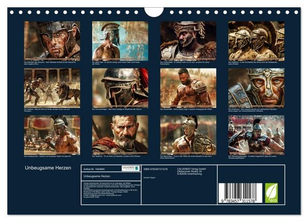 Produktbild: Unbeugsame Herzen (Wandkalender 2026 DIN A4 quer), CALVENDO Monatskalender