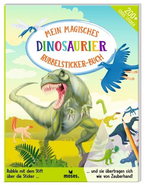 Produktbild: Mein magisches Rubbelsticker-Buch Dinosaurier