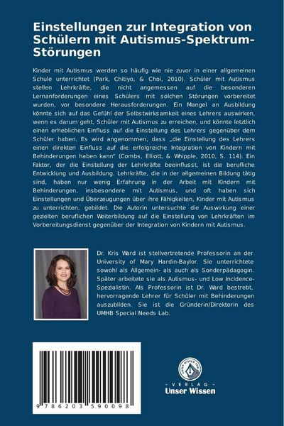 Produktbild: Einstellungen zur Integration von Sch&uuml;lern mit Autismus-Spektrum-St&ouml;rungen