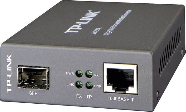 TP-LINK MC220L LAN, SFP Netzwerk-Medienkonverter 1000 MBit/s