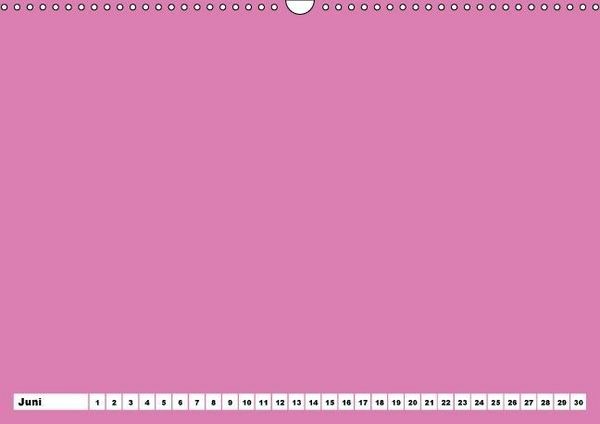 Produktbild: Bunter Bastelkalender f&uuml;r M&auml;dchen (Wandkalender immerw&auml;hrend DIN A3 quer)