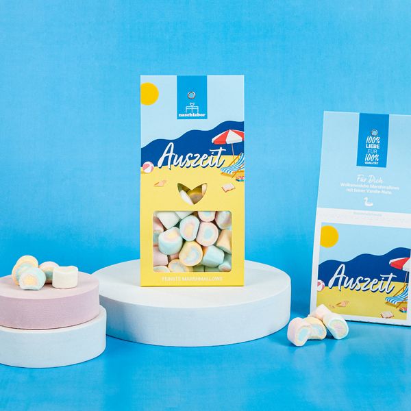 Produktbild: naschlabor Marshmallows Auszeit 90g