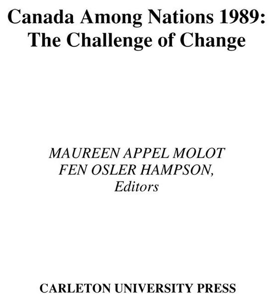 Produktbild: Canada Among Nations, 1989