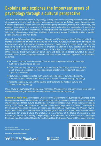 Produktbild: Cross-Cultural Psychology