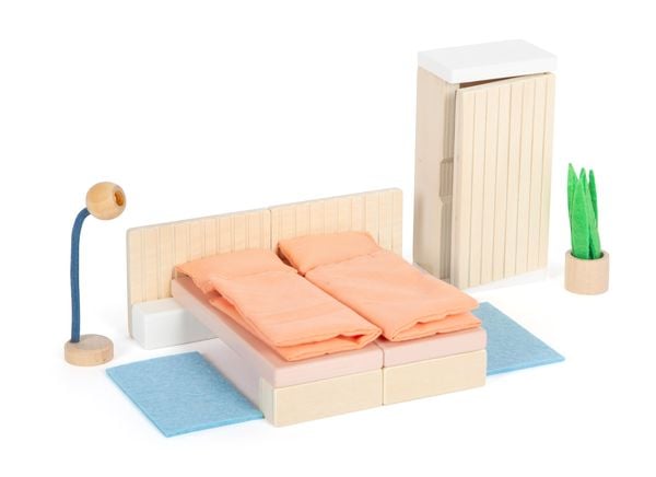 Produktbild: Small Foot 12631 - Puppenhausmöbel Schlafzimmer