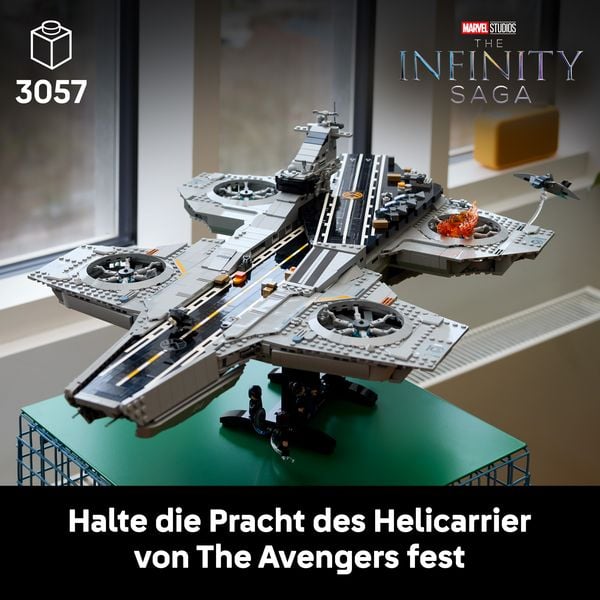 Produktbild: LEGO ǀ Marvel 76354 S.H.I.E.L.D.-Helicarrier, Modellbau f&uuml;r Erwachsene