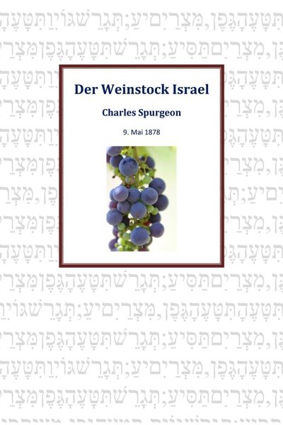 Produktbild: Der Weinstock Israel