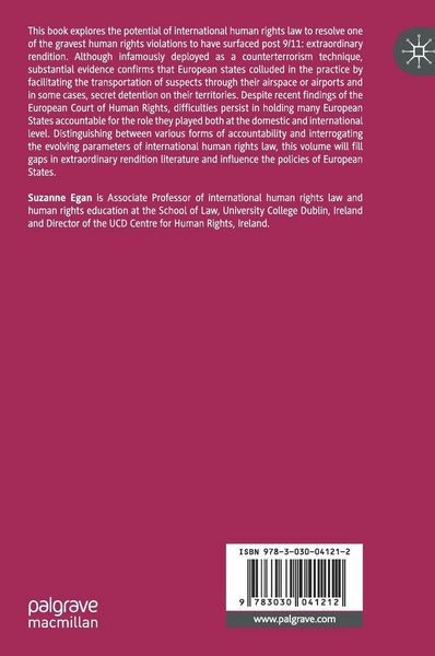 Produktbild: Extraordinary Rendition and Human Rights