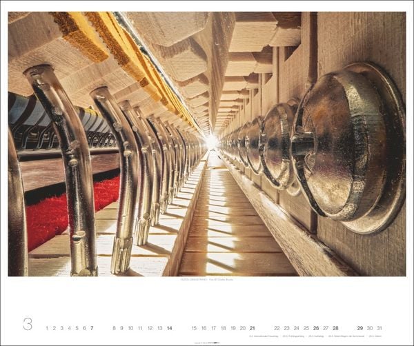 Produktbild: Architecture in Music Kalender 2027 - Musikinstrumente von innen
