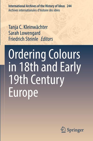Produktbild: Ordering Colours in 18th and Early 19th Century Europe