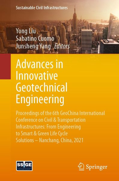 Produktbild: Advances in Innovative Geotechnical Engineering