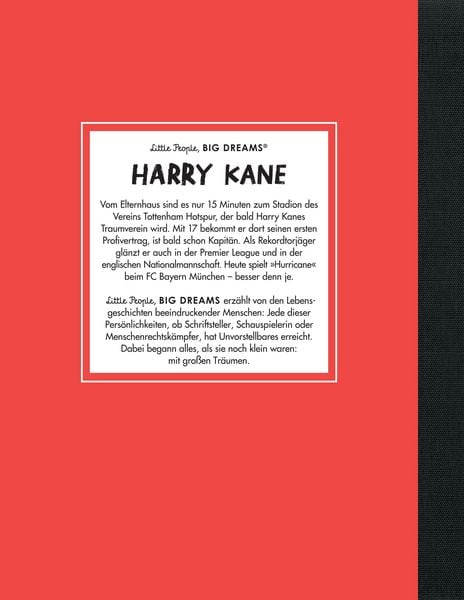 Produktbild: Harry Kane &ndash; Little People, BIG DREAMS (Deutsche Ausgabe)