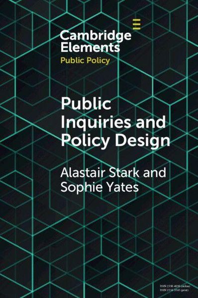 Produktbild: Public Inquiries and Policy Design