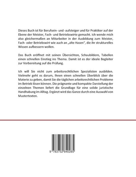 Produktbild: Arbeitsrecht