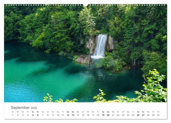Produktbild: Wasserf&auml;lle - die sch&ouml;nsten Wasserf&auml;lle der Welt (Wandkalender 2026 DIN A2 quer), CALVENDO Monatskalender