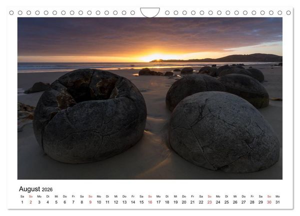 Produktbild: Neuseeland - ein Naturparadies (Wandkalender 2026 DIN A4 quer), CALVENDO Monatskalender