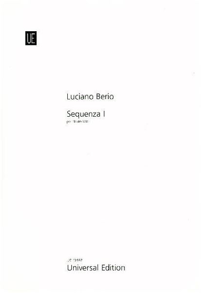 Produktbild: Berio, L: Sequenza I