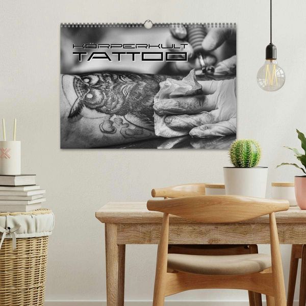 Produktbild: K&ouml;rperkult Tattoo (Wandkalender 2026 DIN A3 quer), CALVENDO Monatskalender