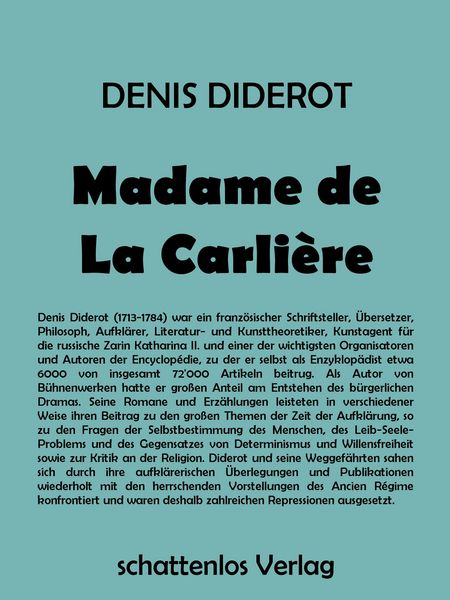 Produktbild: Madame de La Carli&egrave;re