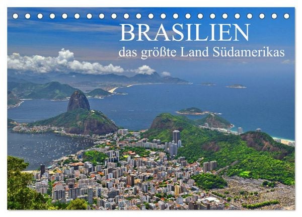 Produktbild: Brasilien - das gr&ouml;&szlig;te Land S&uuml;damerikas (Tischkalender 2026 DIN A5 quer), CALVENDO Monatskalender