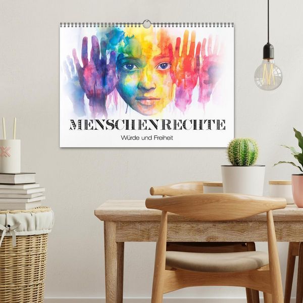 Produktbild: Menschenrechte - W&uuml;rde und Freiheit (Wandkalender 2026 DIN A3 quer), CALVENDO Monatskalender