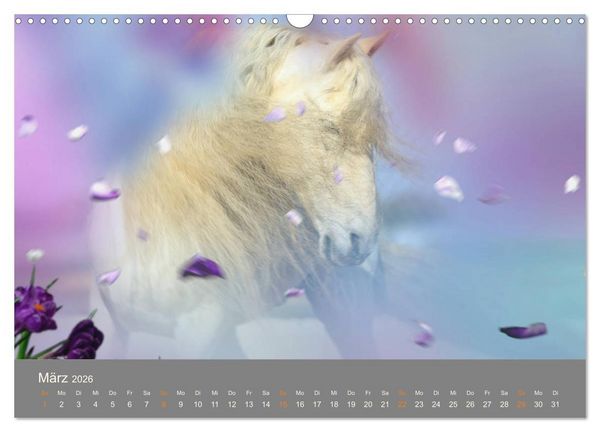 Produktbild: FANTASY Pferde Horses Caballos (Wandkalender 2026 DIN A3 quer), CALVENDO Monatskalender