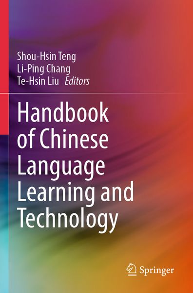 Produktbild: Handbook of Chinese Language Learning and Technology