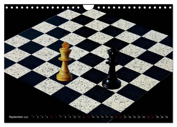 Produktbild: SCHACH - Spiel der K&ouml;nige (Wandkalender 2026 DIN A4 quer), CALVENDO Monatskalender