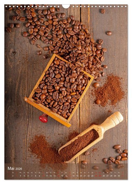 Produktbild: Kaffee f&uuml;r ein Genusserlebnis (Wandkalender 2026 DIN A3 hoch), CALVENDO Monatskalender