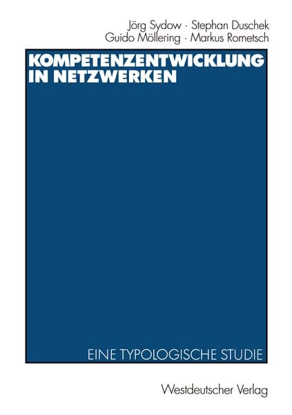 Produktbild: Kompetenzentwicklung in Netzwerken