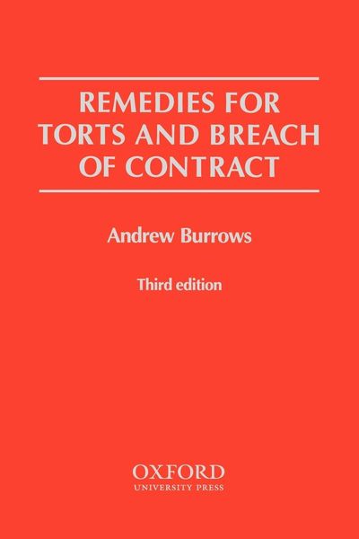 Produktbild: Remedies for Torts and Breach of Contract