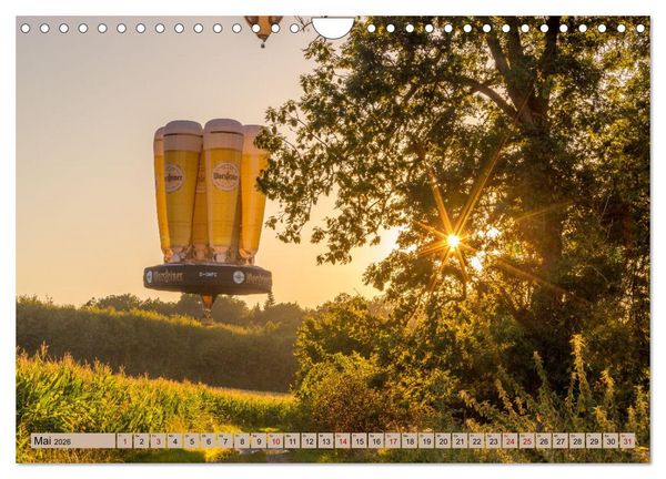 Produktbild: Montgolfiade der Ballone im Sauerland (Wandkalender 2026 DIN A4 quer), CALVENDO Monatskalender