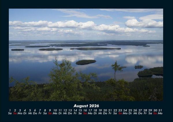 Produktbild: Die Seen der Erde 2026 Fotokalender DIN A4