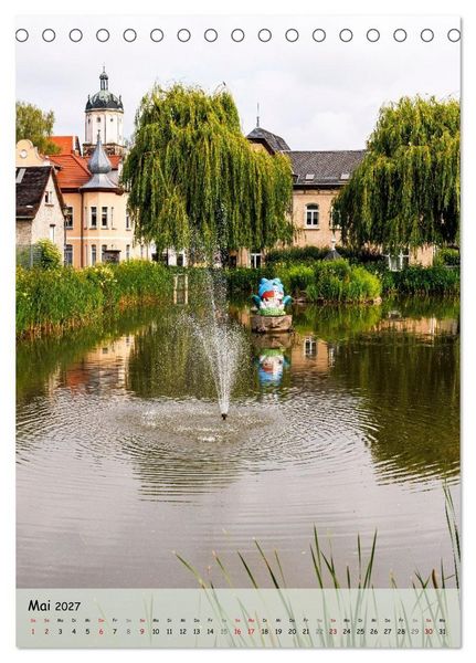 Produktbild: Neustadt an der Orla (Tischkalender 2027 DIN A5 hoch), CALVENDO Monatskalender