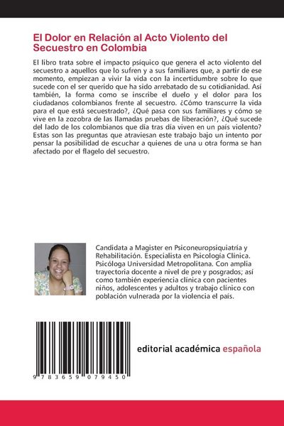 Produktbild: El Dolor en Relaci&oacute;n al Acto Violento del Secuestro en Colombia